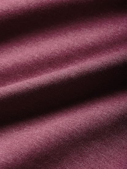 Quista Women Solid Plum Melange Maroon Sweatshirt | Soft Fabric, Stylish Winter Wear