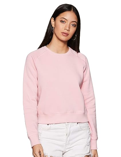 Gilsora Women's Soft Cotton Crew Neck Sweatshirt – Cozy, Stylish & Perfect for Everyday Wear