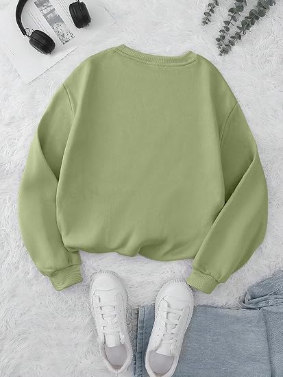 WhisperWear Women's Cozy Fleece Sweatshirt | Soft, Warm Winter Casual Pullover for Style